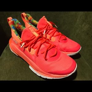 UA Steph Curry 7 Sour Patch Kids Peach Plasma